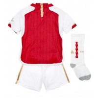Koszulka piłkarska Arsenal Strój Domowy dla dzieci 2023-24 tanio Krótki Rękaw (+ Krótkie spodenki)